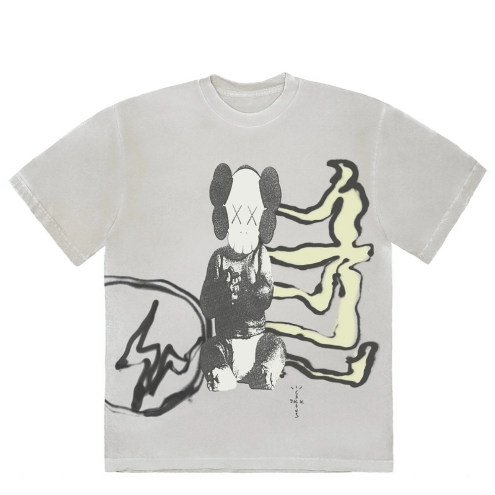 TRAVIS SCOTT CACTUS JACK + KAWS FOR FRAGMENT TEE 2XL